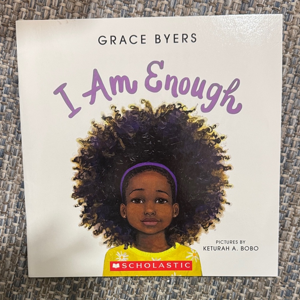 Scholastic's I Am Enough - Purple and Yellow Cover